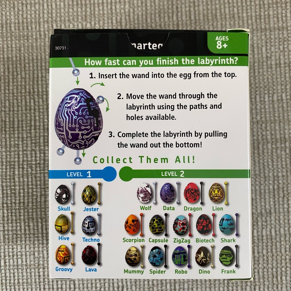 BePuzzled Smart Egg Labyrinth Puzzle - Blue NIB - Picture 4 of 4